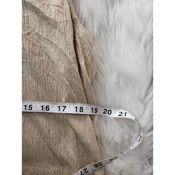 White Stag Women Tank Top Whipped Latte Sleeveless Stretch Textured Plus 18W/20W - Picture 3 of 5